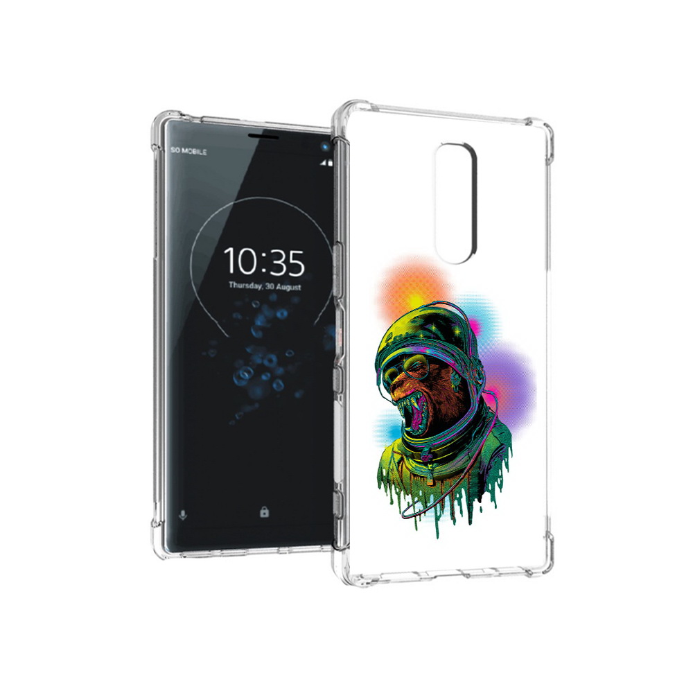 

Чехол MyPads Tocco для Sony Xperia 1 медведь космонавт (PT141276.244.466), Прозрачный, Tocco