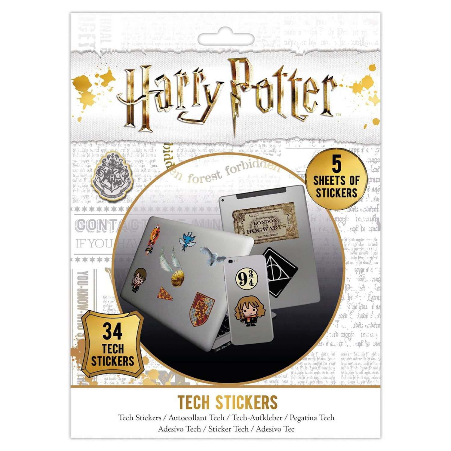 

Наклейки Pyramid international Harry Potter, 34 шт