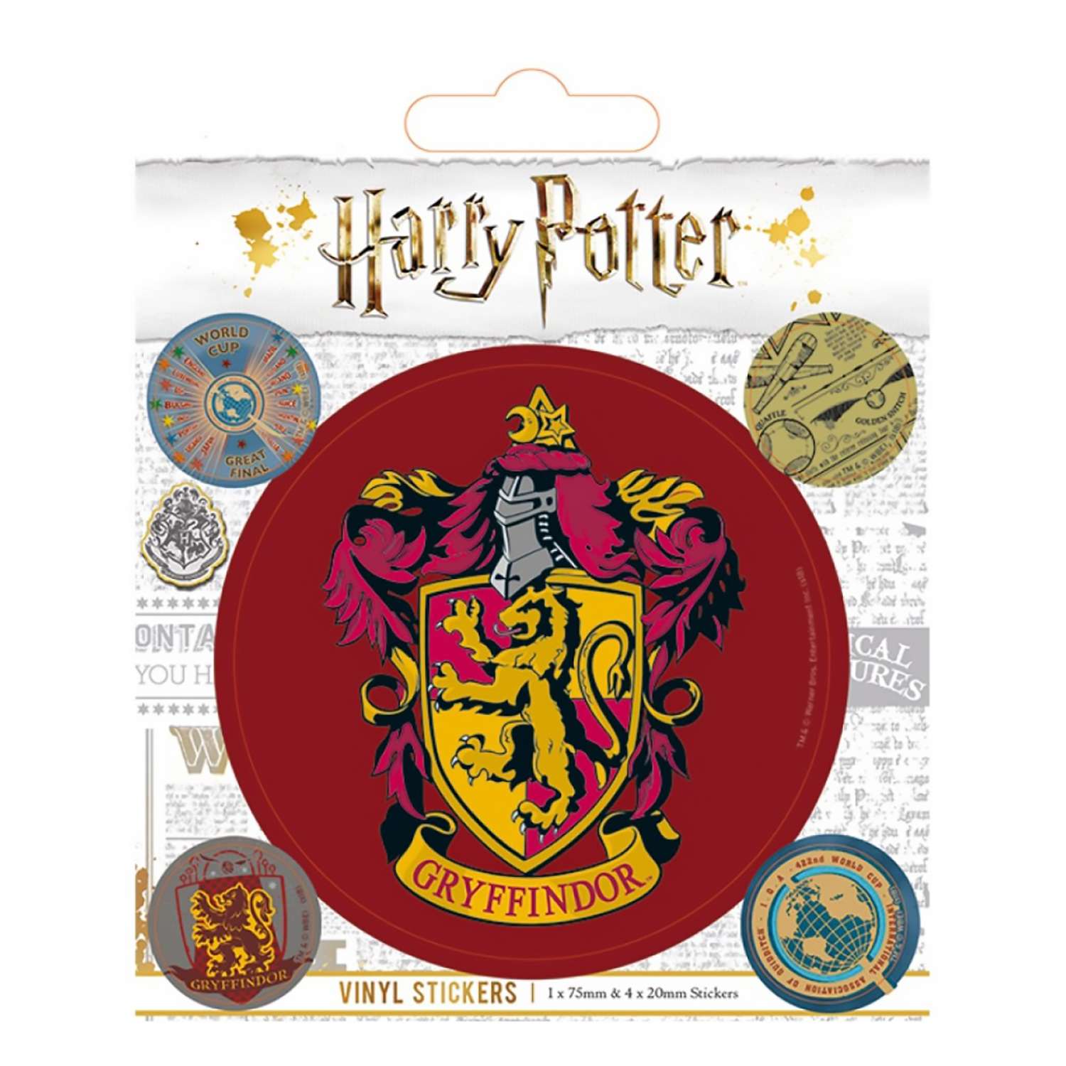 Наклейки Pyramid international Harry Potter Gryffindor, 5шт