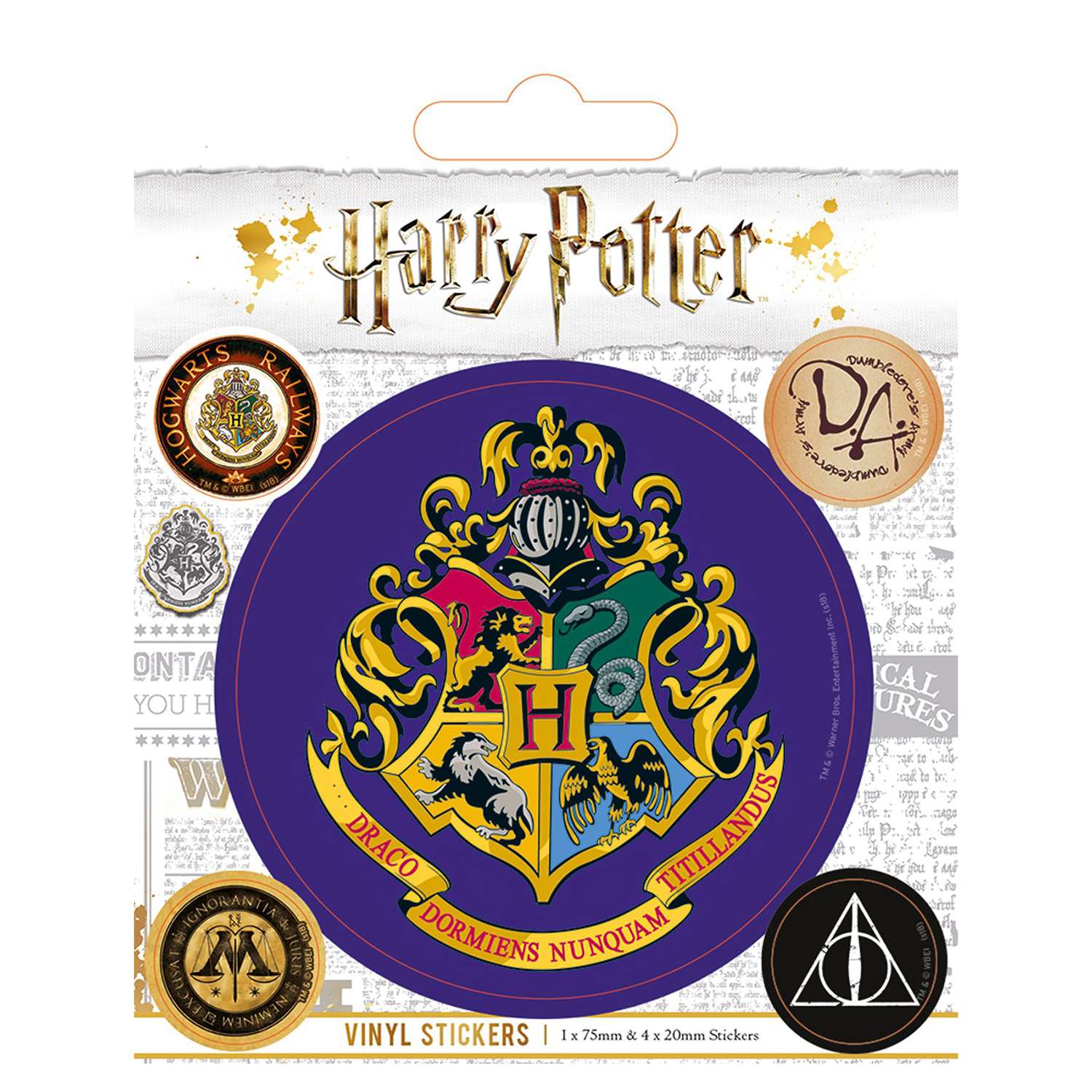 

Наклейки Pyramid international Harry Potter Hogwarts, 5шт