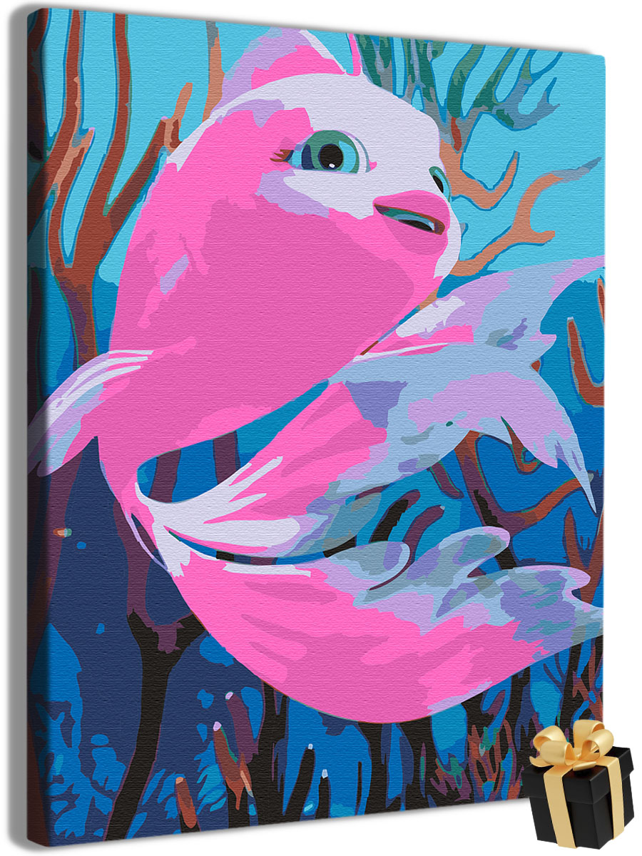 

Картина по номерам Арт-студия Unicorn N-5057 рыбка 40x50, рыбка