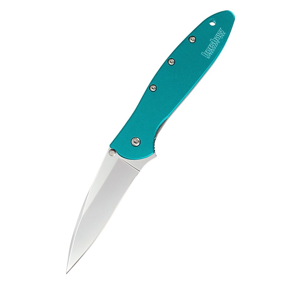 фото Туристический нож kershaw leek 1660teal