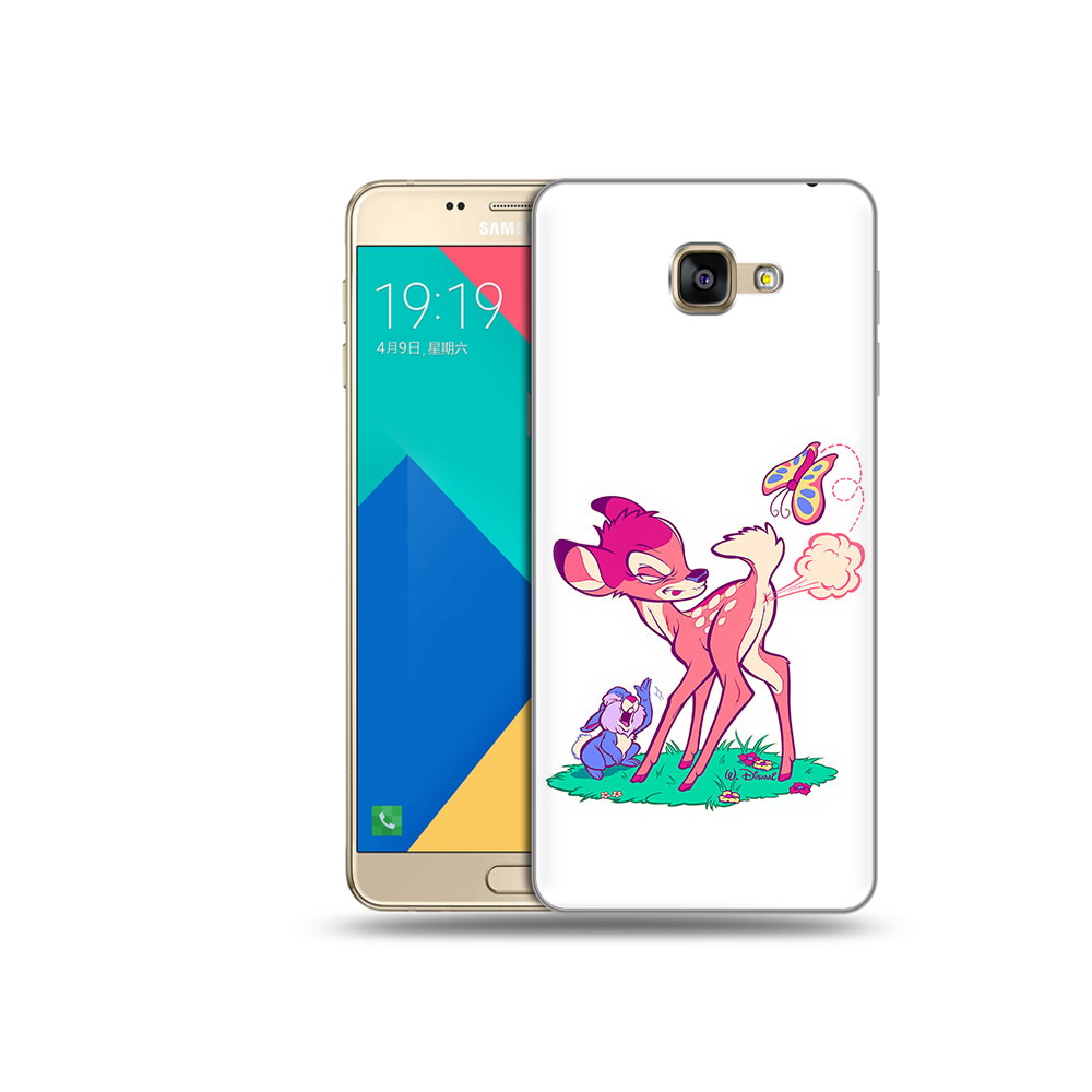 

Чехол MyPads Tocco для Samsung Galaxy A9 смешной олененок (PT25200.562.610), Прозрачный, Tocco