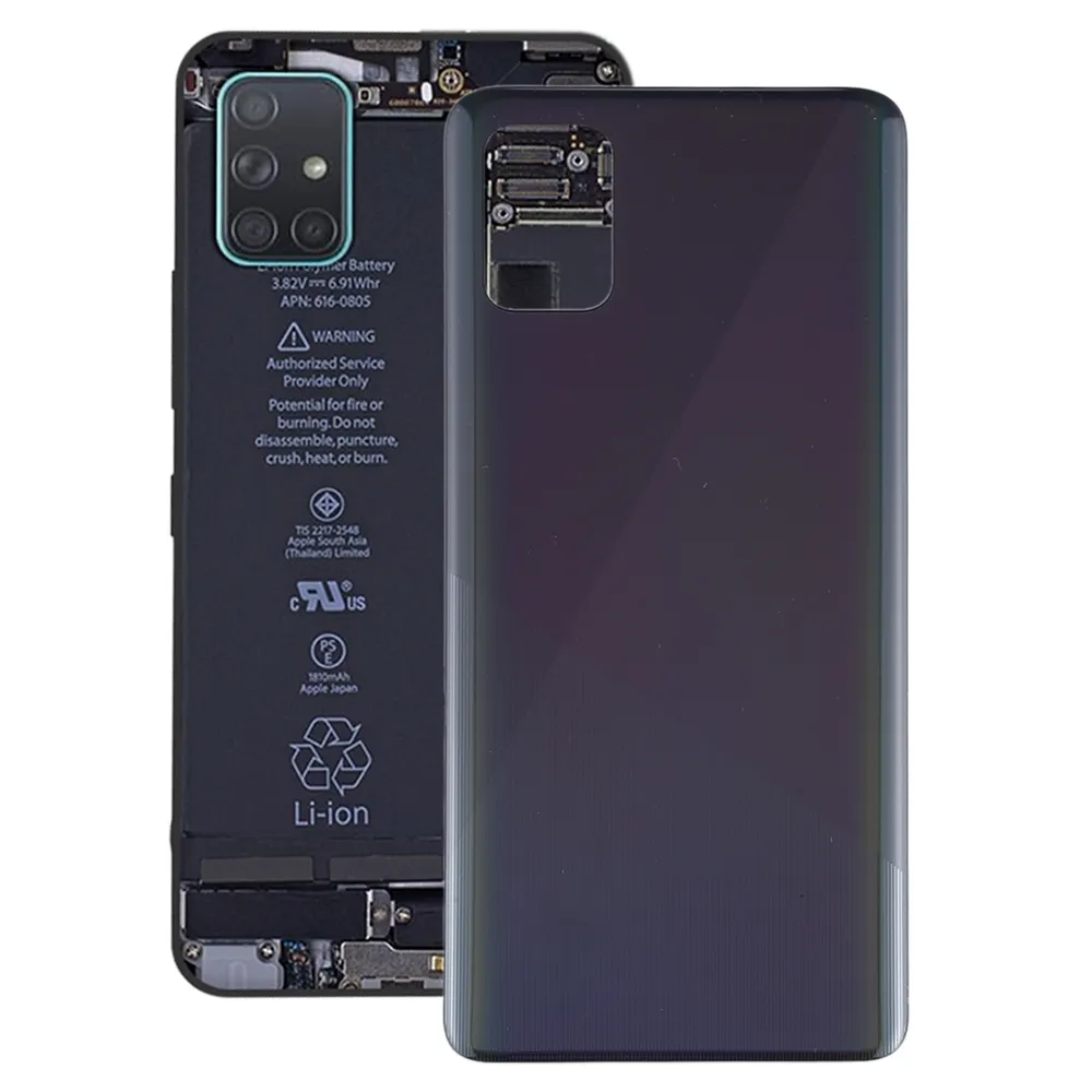

Задняя крышка для Samsung SM-A515F Galaxy A51 (черный), Samsung SM-A515F Galaxy A51