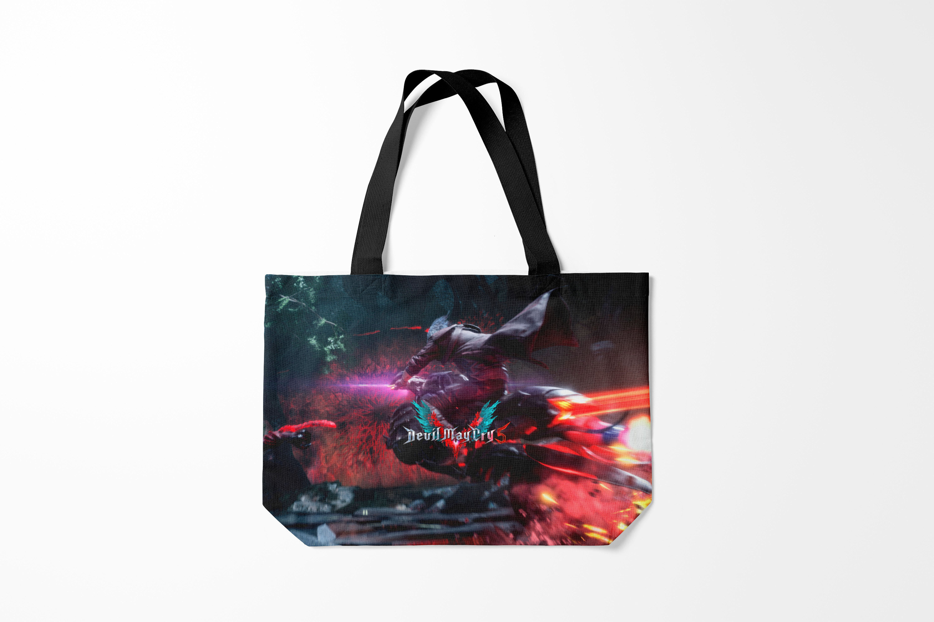 

Сумка шoппер унисекс Burnettie Devil May Cry CRY., белый; красный, Devil May Cry CRY.