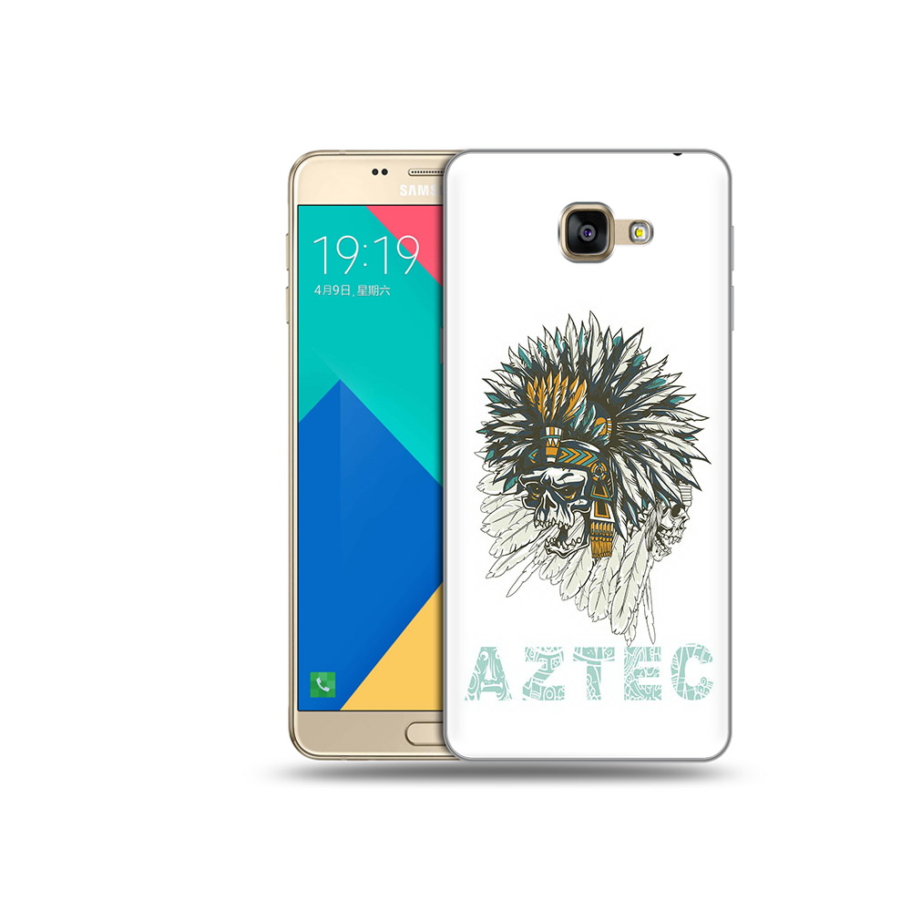 

Чехол MyPads Tocco для Samsung Galaxy A9 скелет индеец (PT25200.562.602), Прозрачный, Tocco