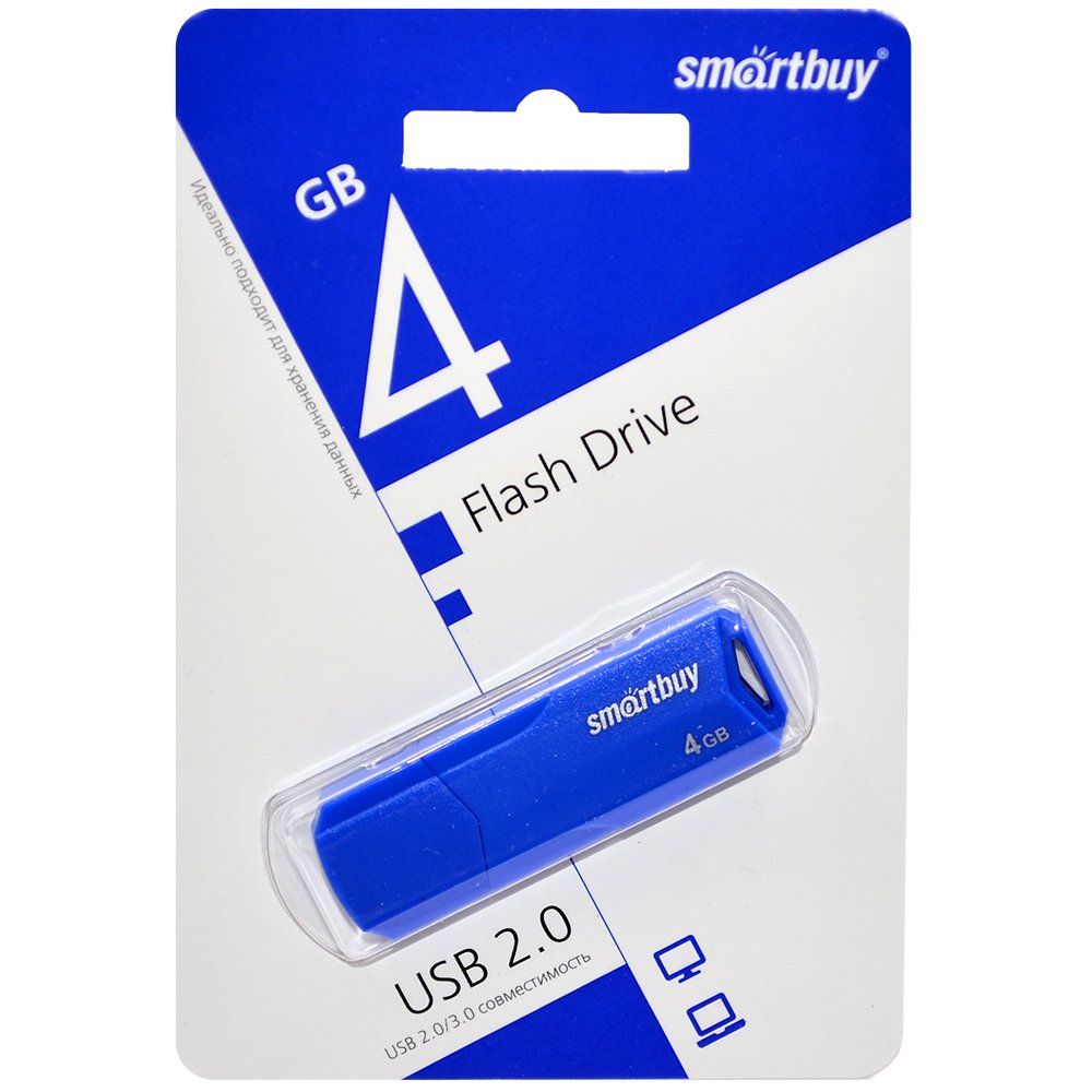 Флеш-накопитель SmartBuy USB 4Гб (00054952)