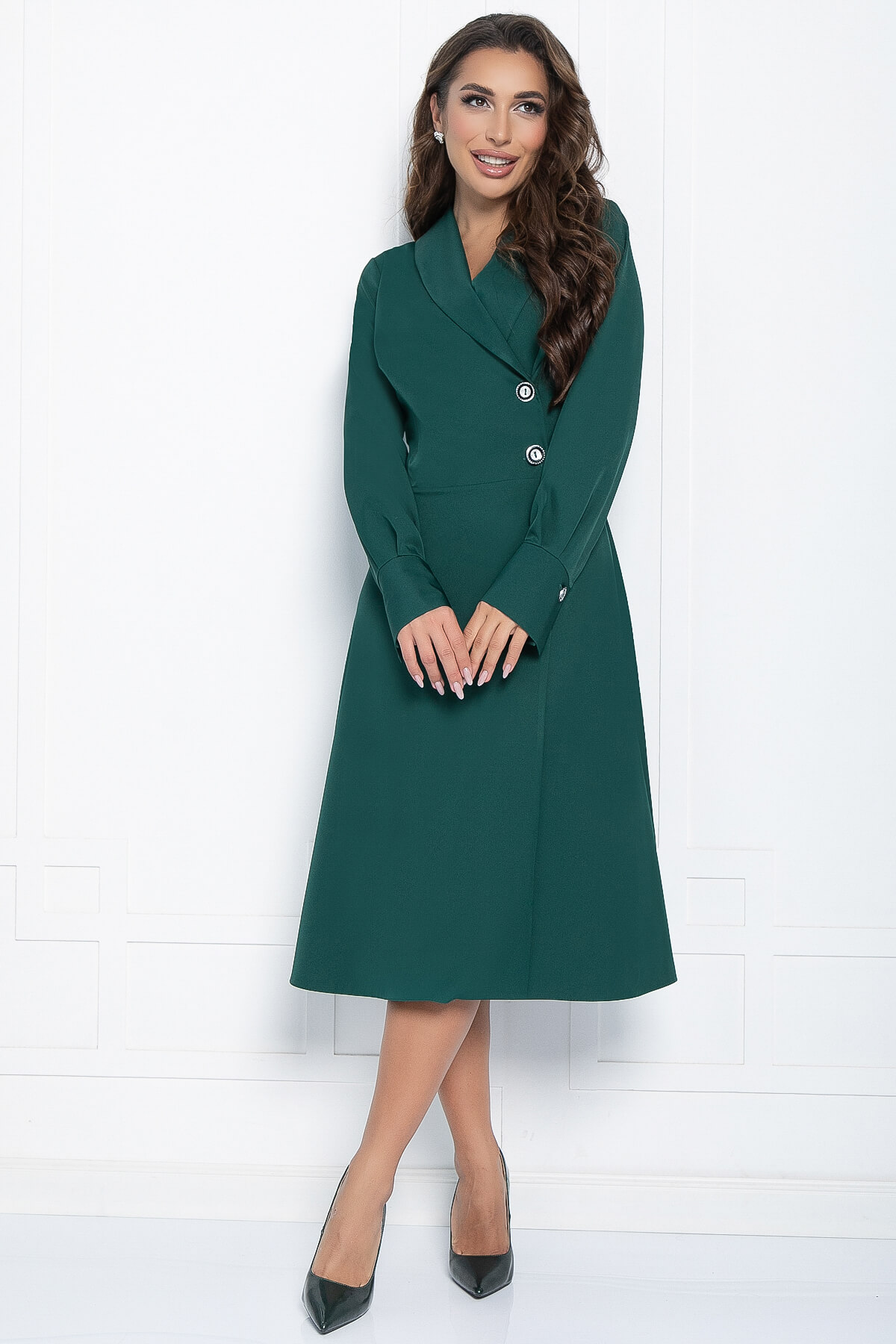 

Платье женское LT Collection Соломия зеленое 50 RU, Зеленый, Соломия