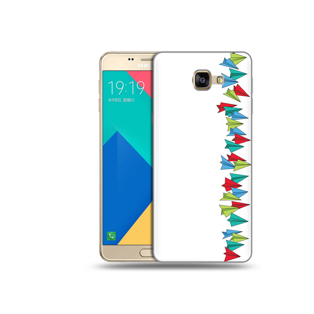 

Чехол MyPads Tocco для Samsung Galaxy A9 самолетики из листочков (PT25200.562.593), Прозрачный, Tocco