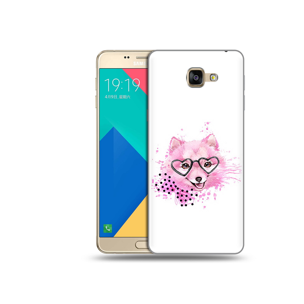 

Чехол MyPads Tocco для Samsung Galaxy A9 розовый волченок (PT25200.562.585), Прозрачный, Tocco