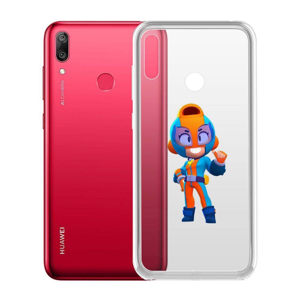 

Чехол-накладка Brawl Stars-GT Макс для Huawei Y7 (2019)