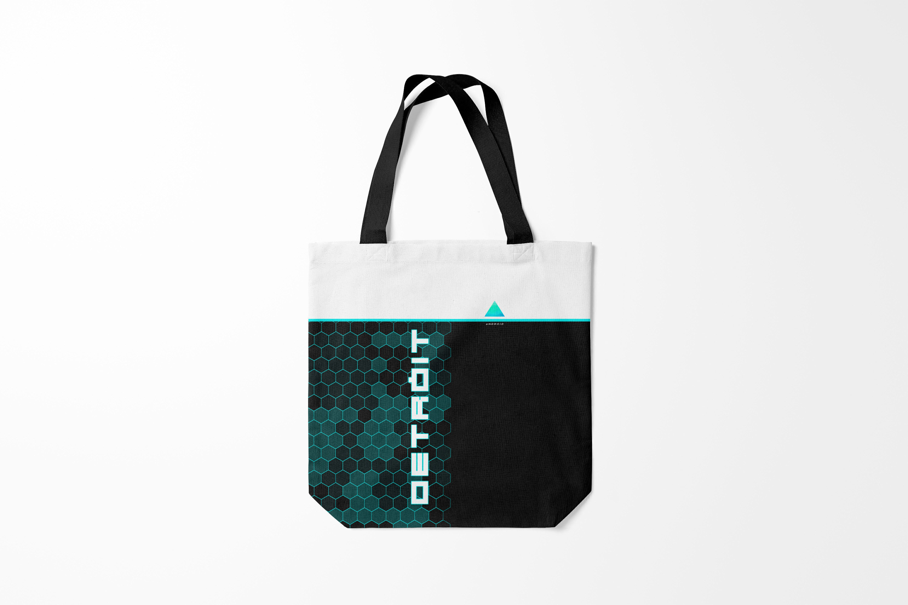 

Сумка шoппер унисекс Burnettie Detroit become human SECURITY, черный; зеленый, Detroit become human SECURITY