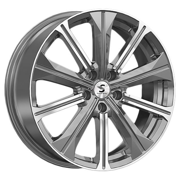 

Колесный диск Skad Premium Series КР013 7x19/5x108 ET45 D60.1 Diamond gloss graphite, КР013