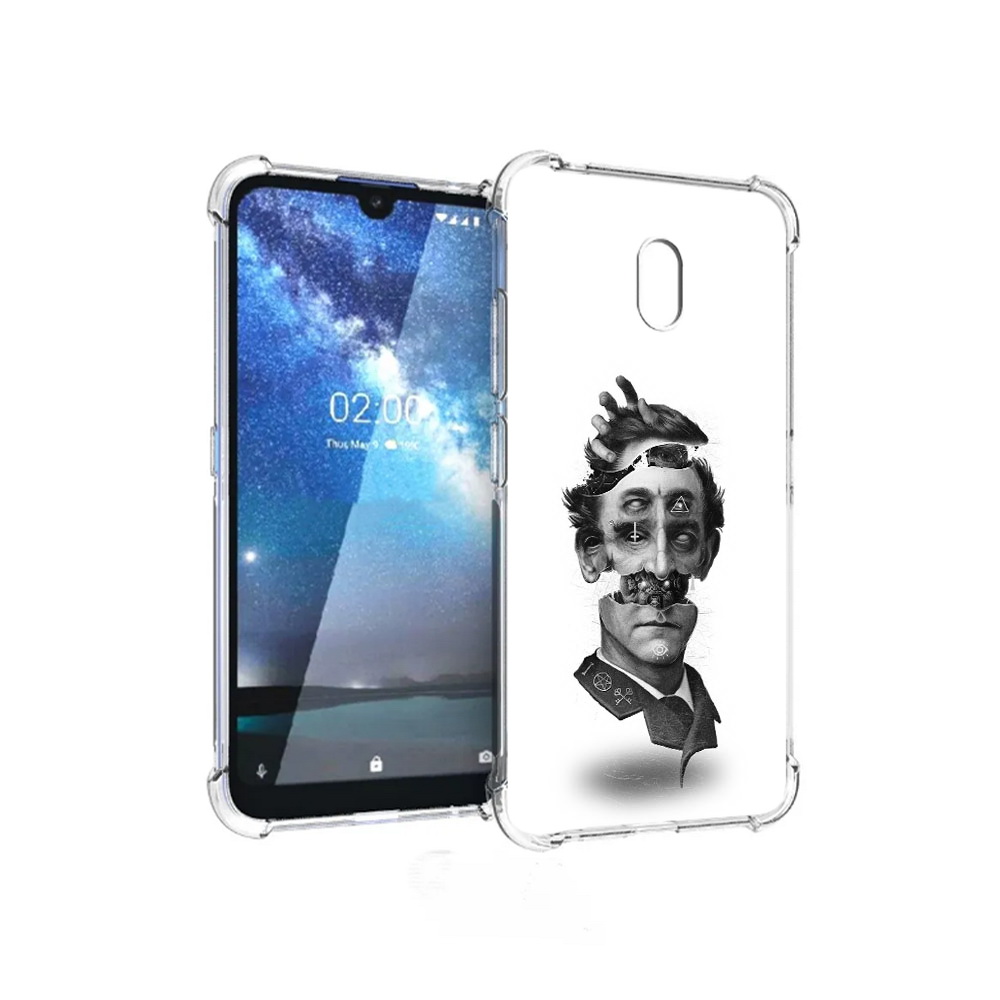 Чехол MyPads Tocco для ZTE Blade L8 страшное лицо абстракция (PT136677.443.628)