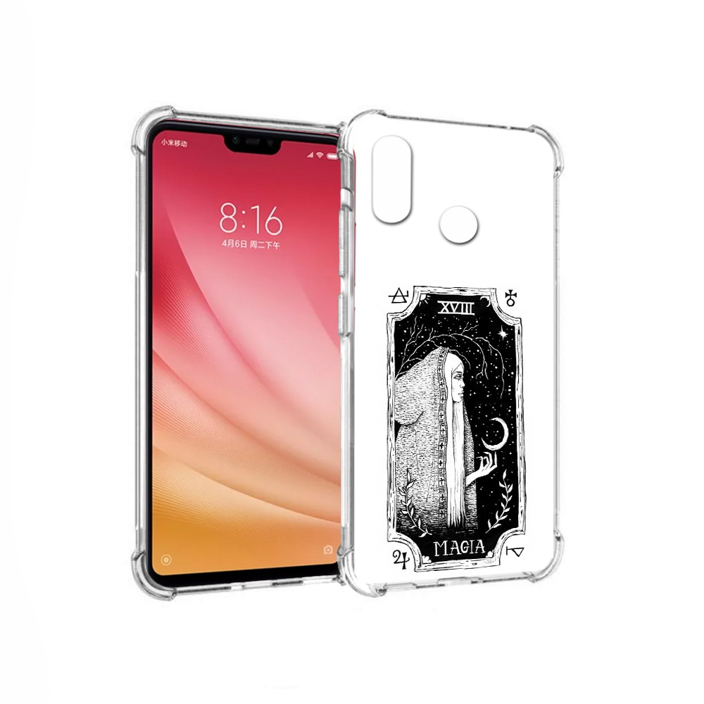 

Чехол MyPads Tocco для Xiaomi Mi 8 лунная магия (PT110454.314.447), Прозрачный, Tocco