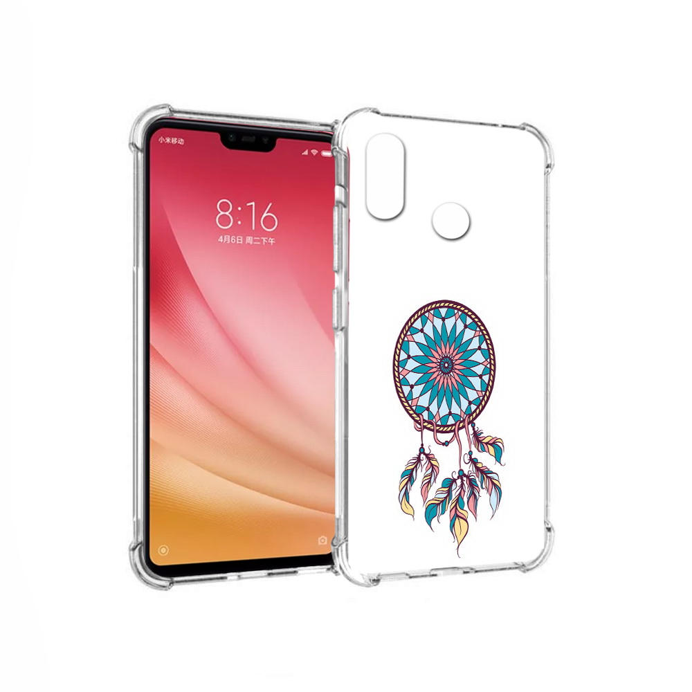 

Чехол MyPads Tocco для Xiaomi Mi 8 ловец снов синий (PT110454.314.443), Прозрачный, Tocco
