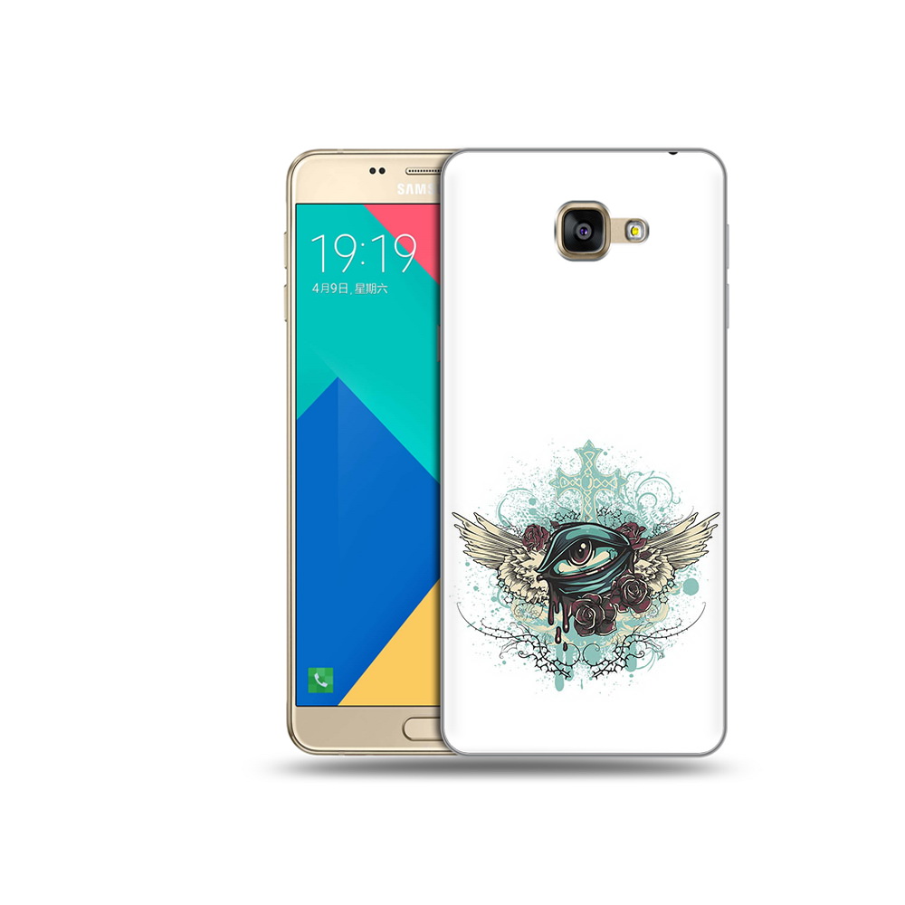 

Чехол MyPads Tocco для Samsung Galaxy A9 плачущий глаз с крыльями (PT25200.562.544), Прозрачный, Tocco