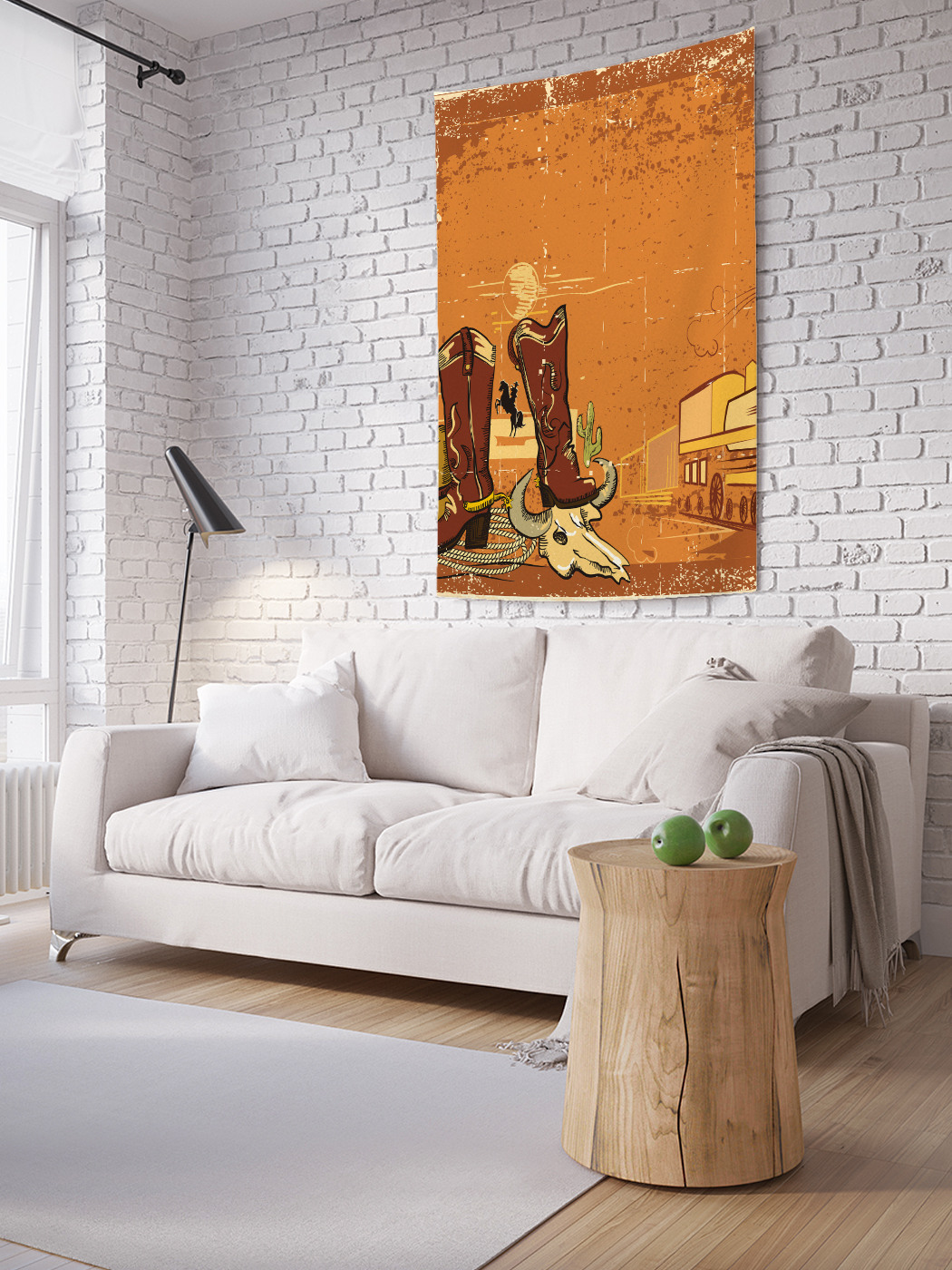 

Вертикальное фотопанно на стену JoyArty Дикий Запад 100x150 см, Дикий Запад