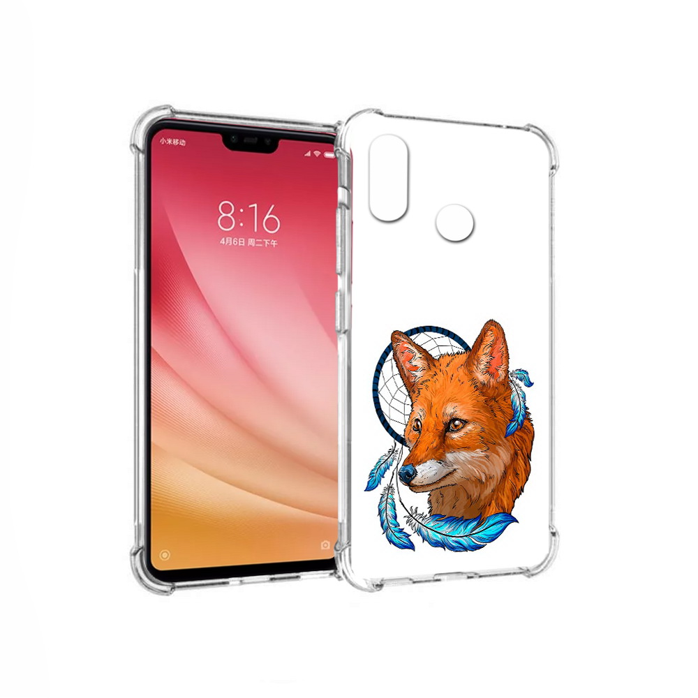 

Чехол MyPads Tocco для Xiaomi Mi 8 лиса и ловец снов (PT110454.314.438), Прозрачный, Tocco
