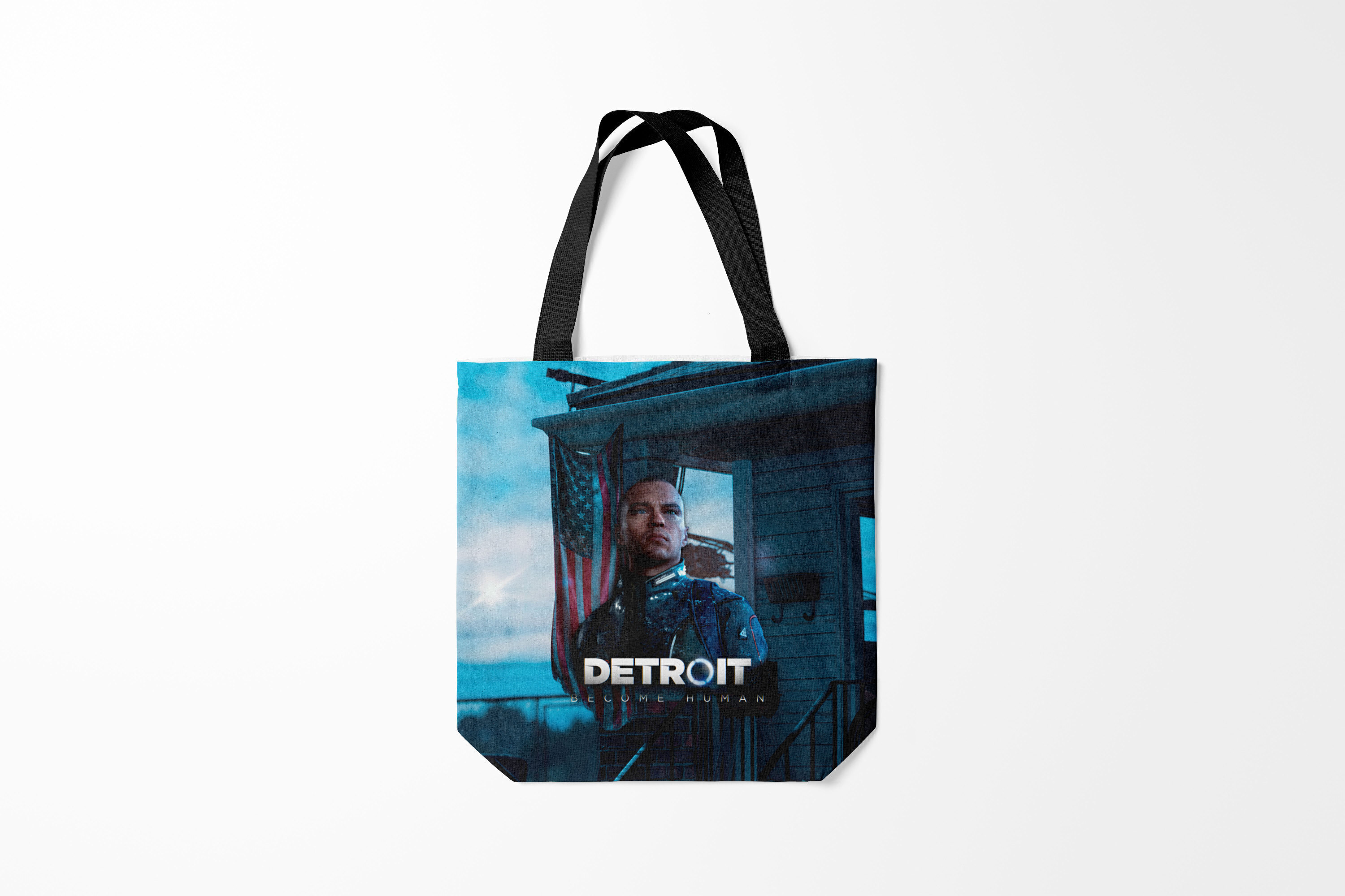 

Сумка шoппер унисекс Burnettie Detroit become human HUMAN., разноцветный, Detroit become human HUMAN.