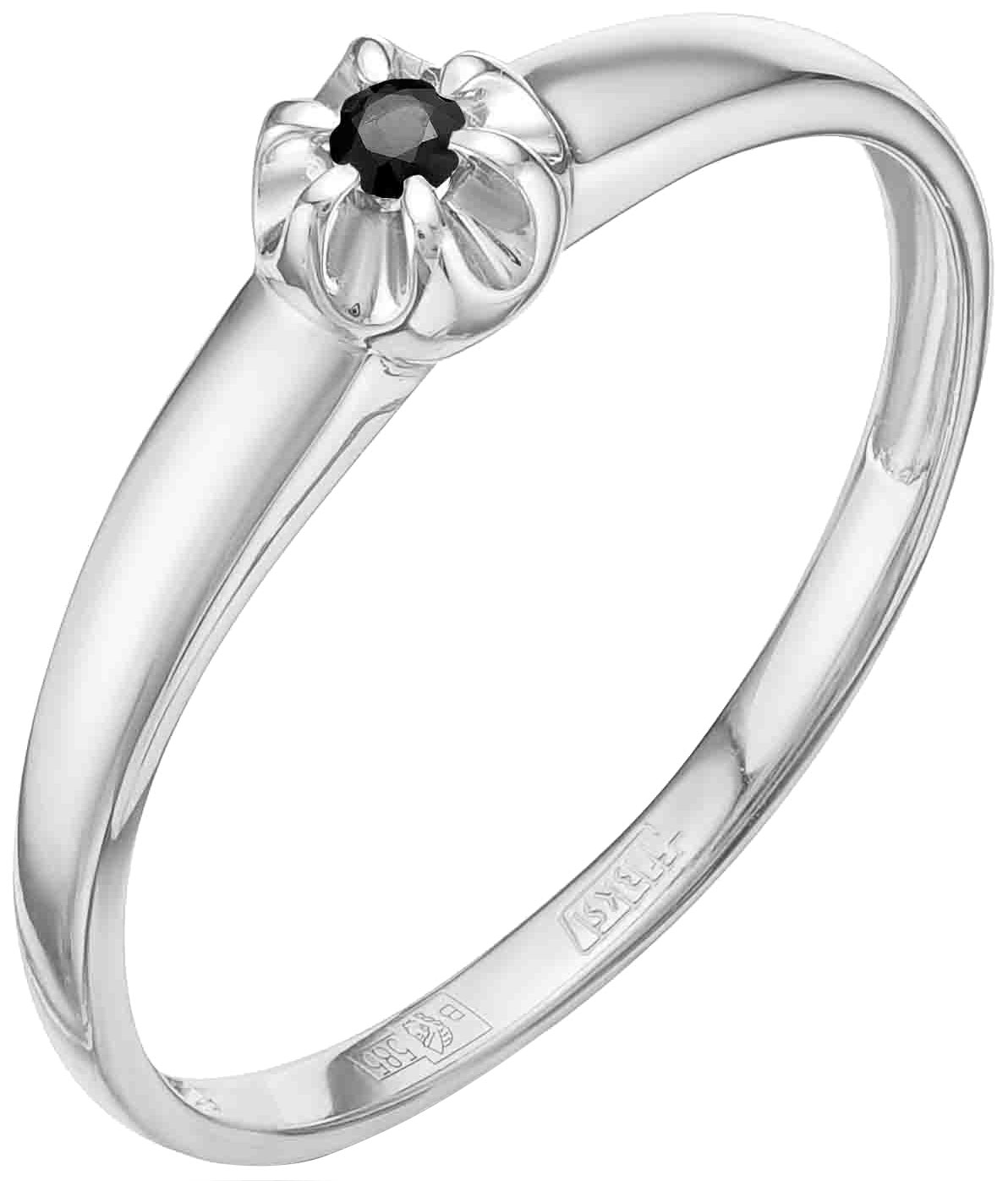 Кольцо из белого золота с бриллиантом р. 16.5 Vesna jewelry 1585-256-02-00