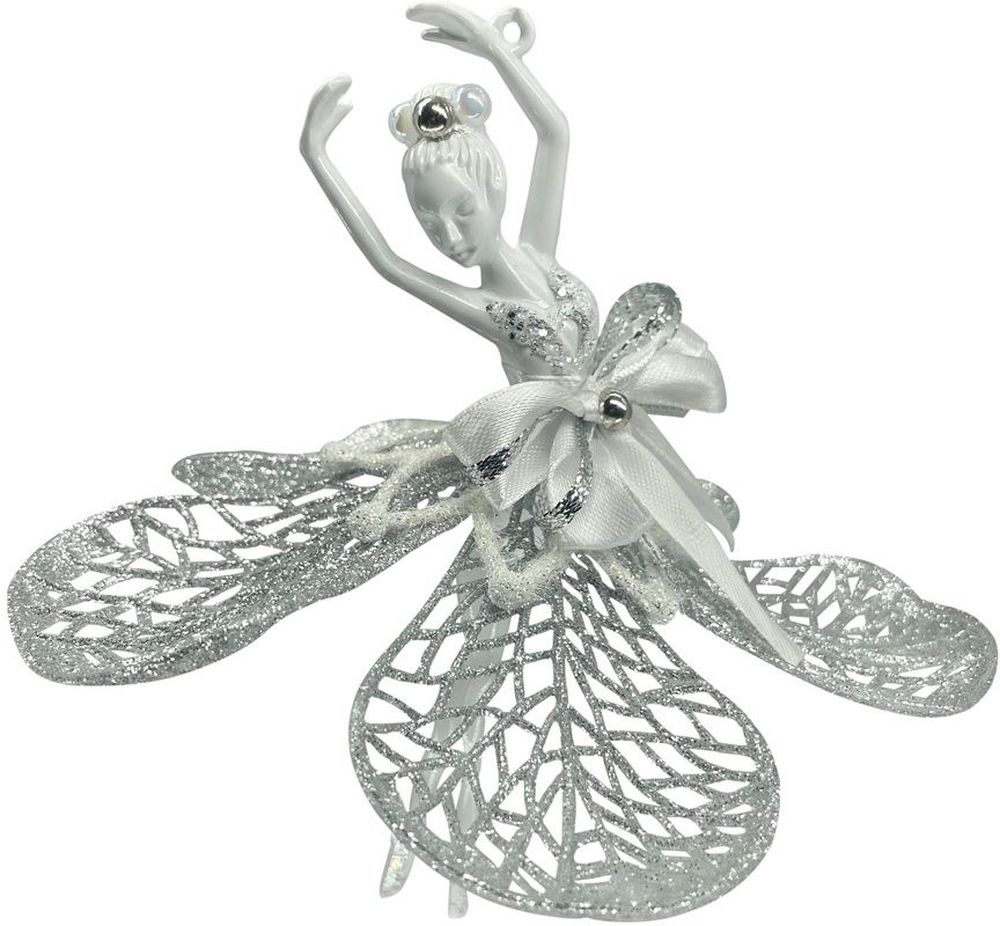 

Ёлочная игрушка Балерина эксклюзив Ballerina 44593 130х130х15 мм, Белый