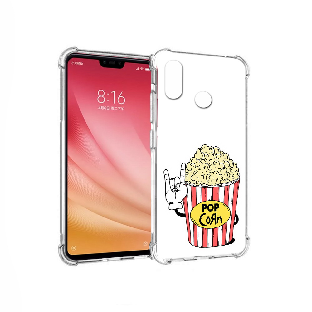 

Чехол MyPads Tocco для Xiaomi Mi 8 крутой попкорн (PT110454.314.427), Прозрачный, Tocco