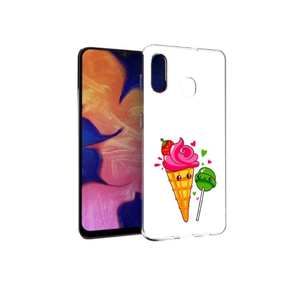 

Чехол MyPads Tocco для Samsung Galaxy A30 Вкусняшки (PT126700.499.45), Прозрачный, Tocco