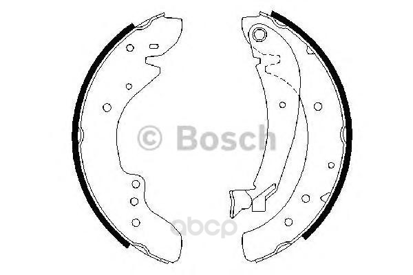 

Тормозные колодки Bosch барабанные 986487521