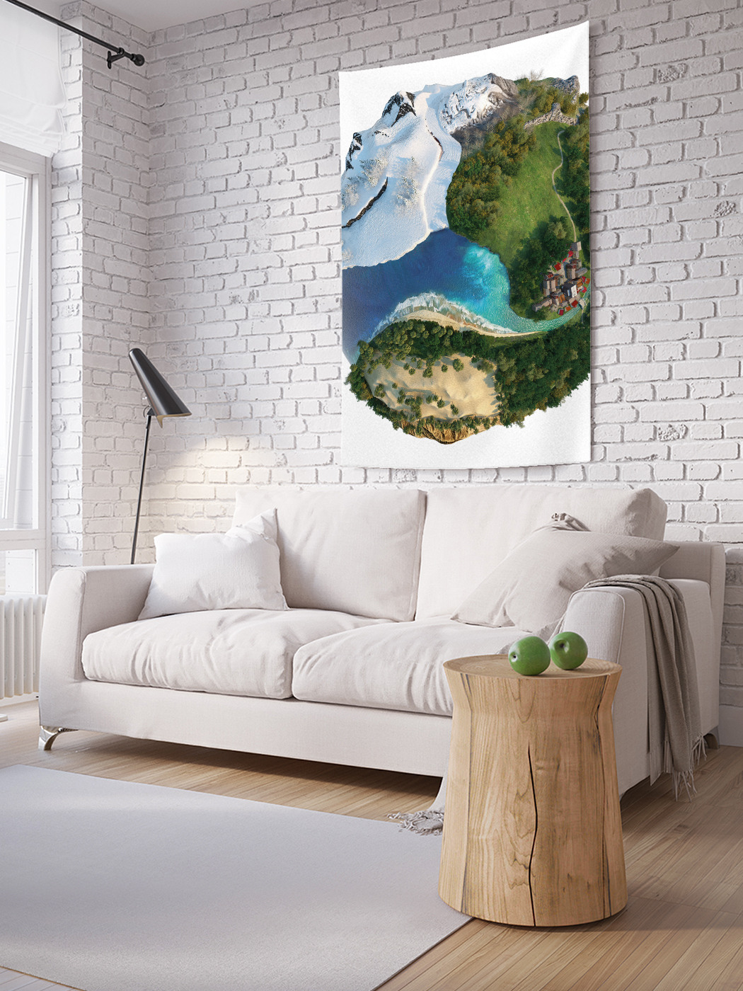 

Вертикальное фотопанно на стену JoyArty Жизнь на Земле 100x150 см, Жизнь на Земле