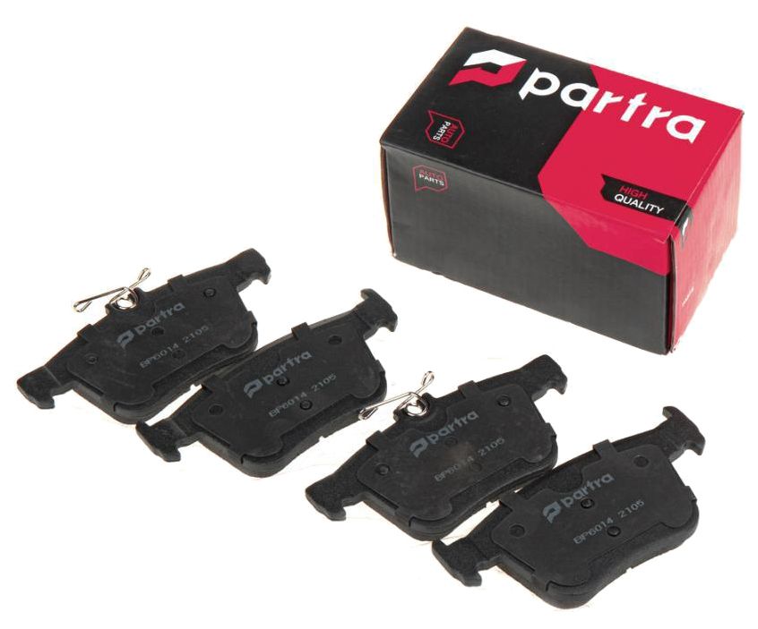 

Колодки Задние Audi A3 1.2/1.4/1.8/1.6d/2.0d 04/12-> Partra Bp6014 PARTRA арт. BP6014