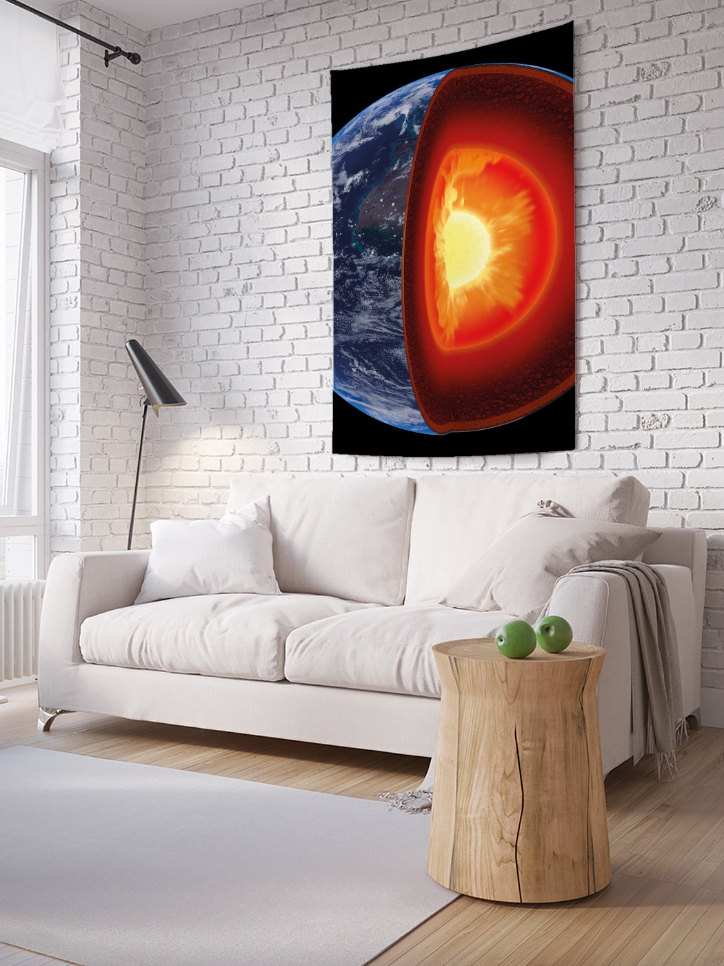 

Вертикальное фотопанно на стену JoyArty Ядро планеты 100x150 см, Ядро планеты