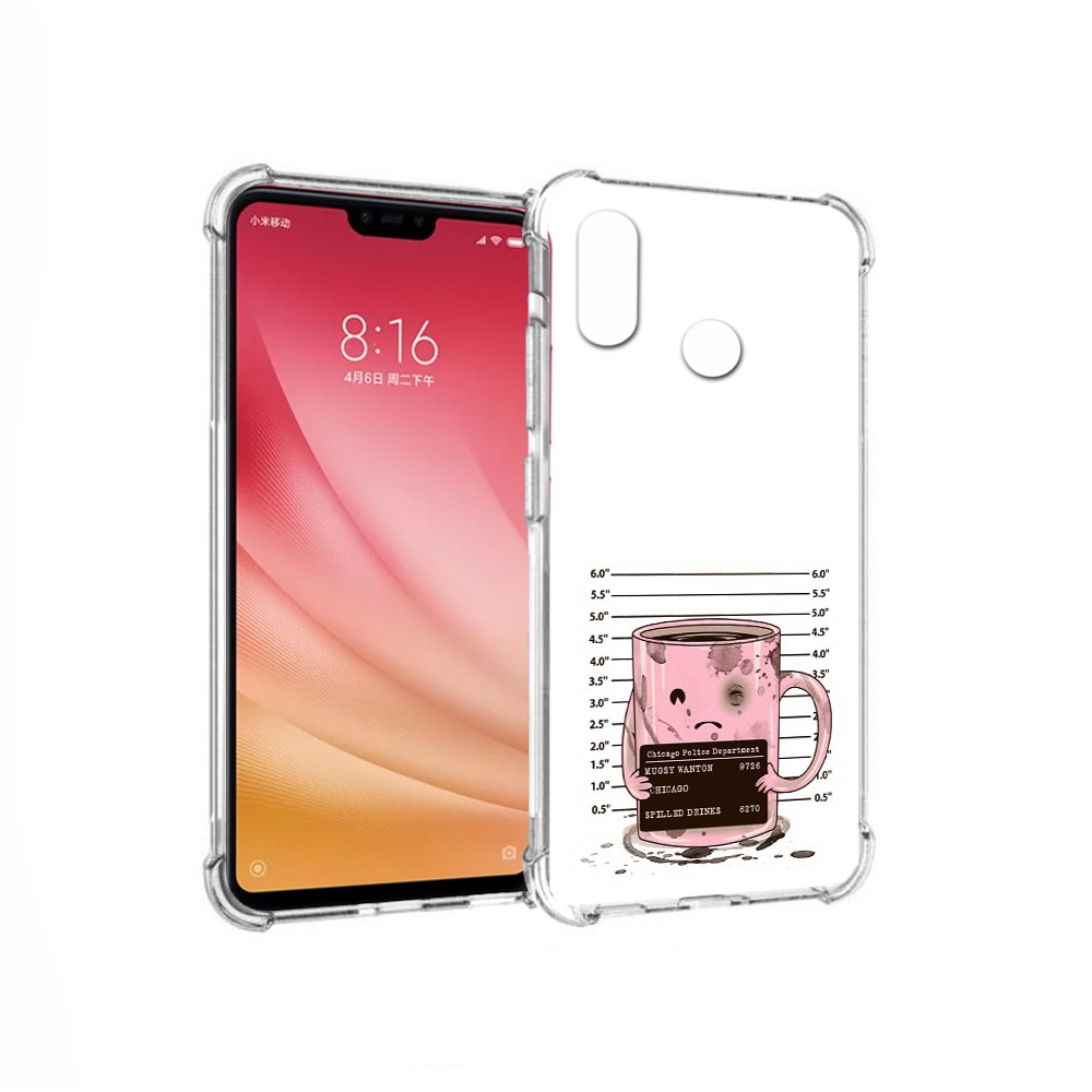 

Чехол MyPads Tocco для Xiaomi Mi 8 кружка (PT110454.314.420), Прозрачный, Tocco