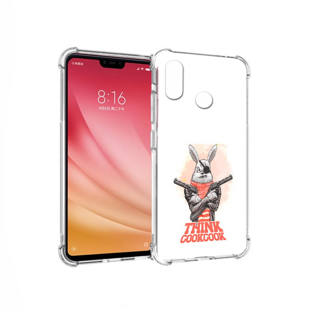 

Чехол MyPads Tocco для Xiaomi Mi 8 кролик пират (PT110454.314.419), Прозрачный, Tocco