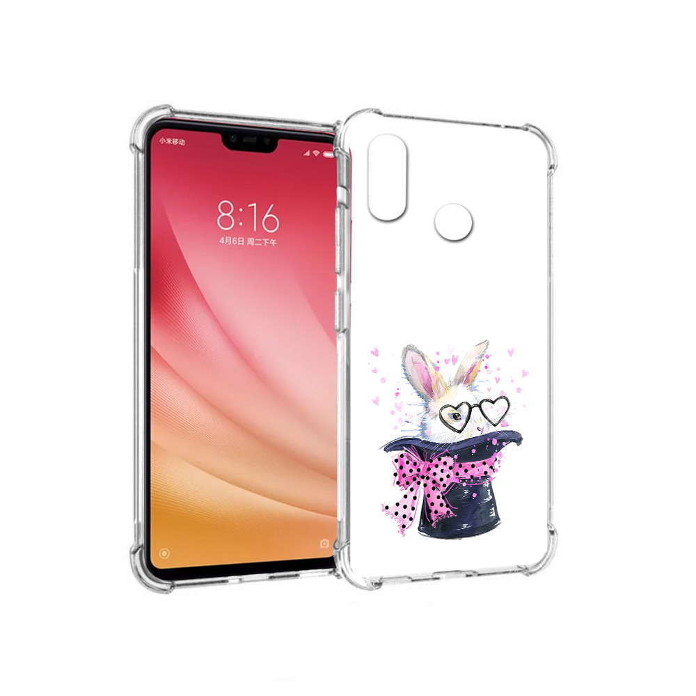 Чехол MyPads Tocco для Xiaomi Mi 8 кролик в шляпе (PT110454.314.418)