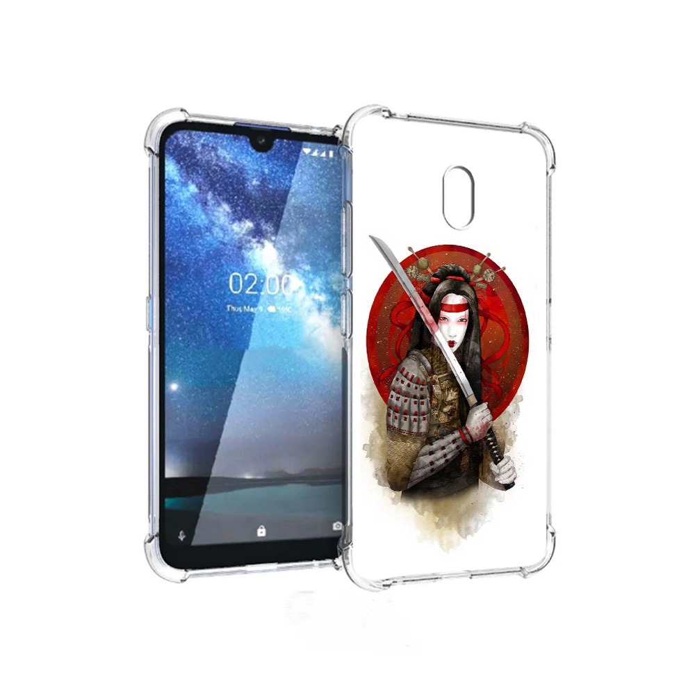 

Чехол MyPads Tocco для ZTE Blade L8 рисованная девушка с катаной (PT136677.443.580), Прозрачный, Tocco
