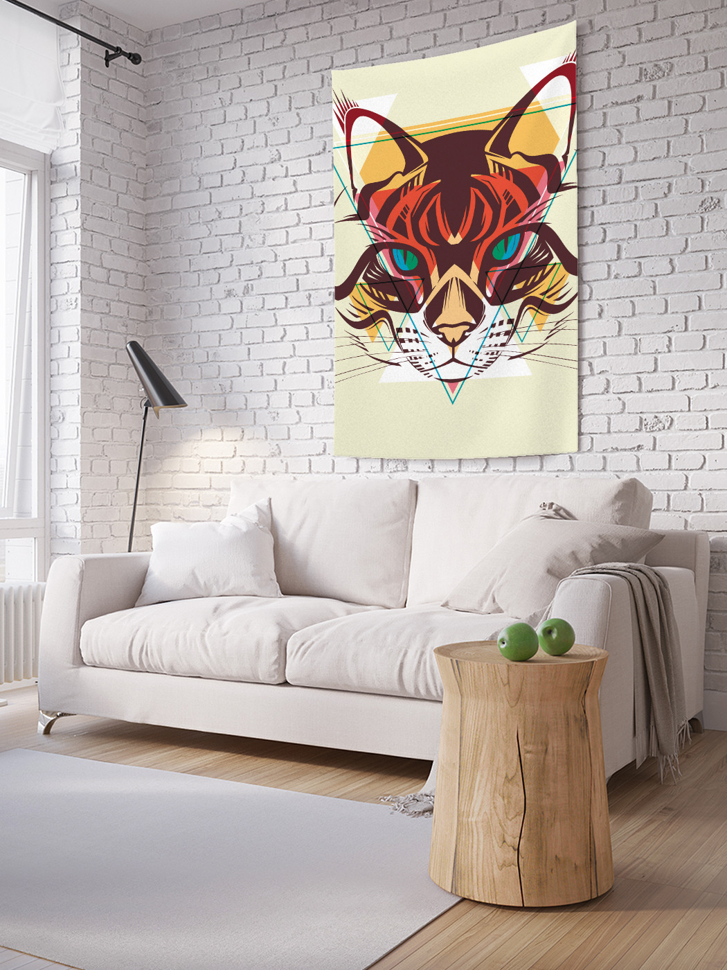 

Вертикальное фотопанно на стену JoyArty Ведический кот 100x150 см, Ведический кот