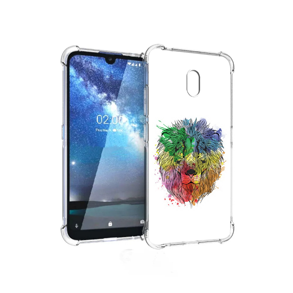 

Чехол MyPads Tocco для ZTE Blade L8 разноцветный гордый лев (PT136677.443.573), Прозрачный, Tocco