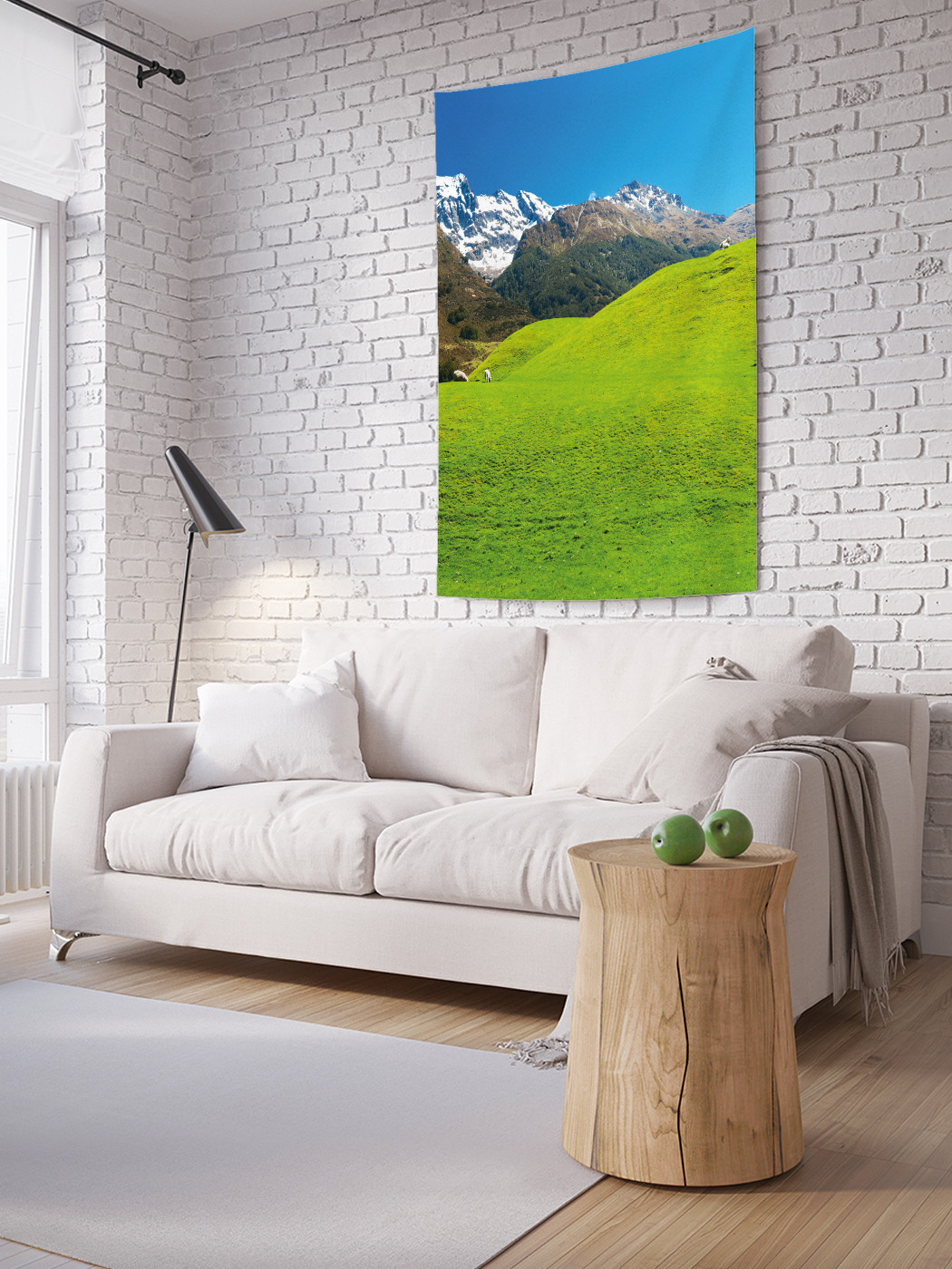 

Вертикальное фотопанно на стену JoyArty Овцы на выпасе 100x150 см, Овцы на выпасе