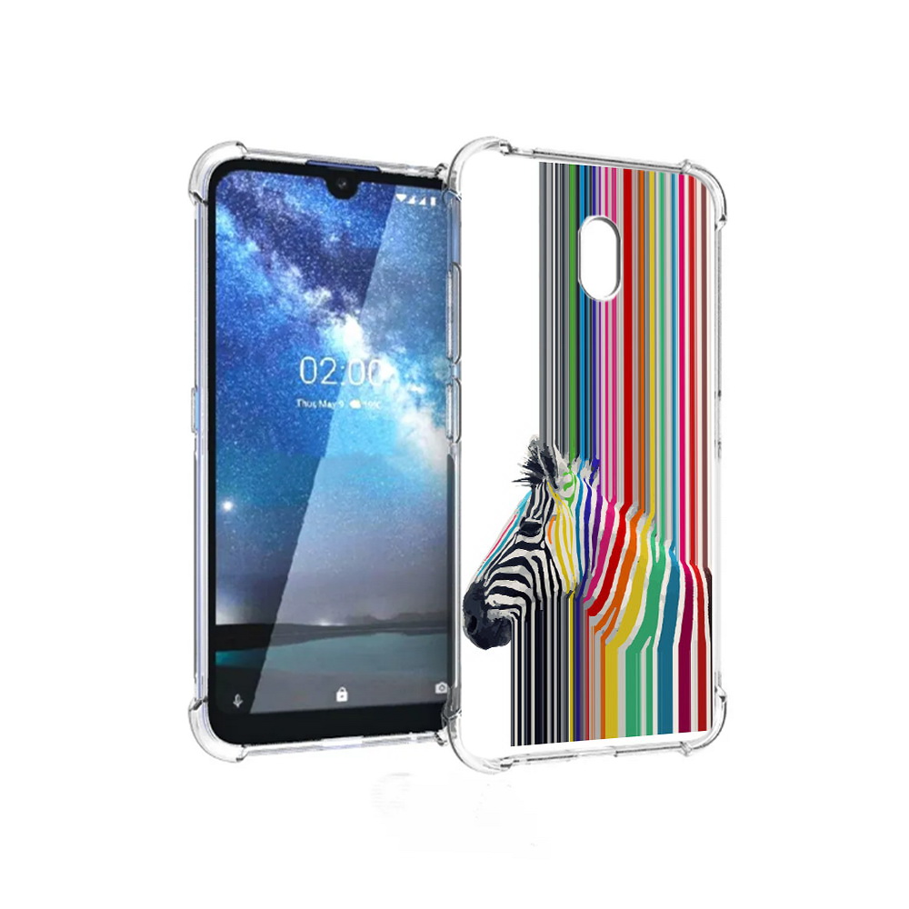 Чехол MyPads Tocco для ZTE Blade L8 радужная зебра (PT136677.443.565)