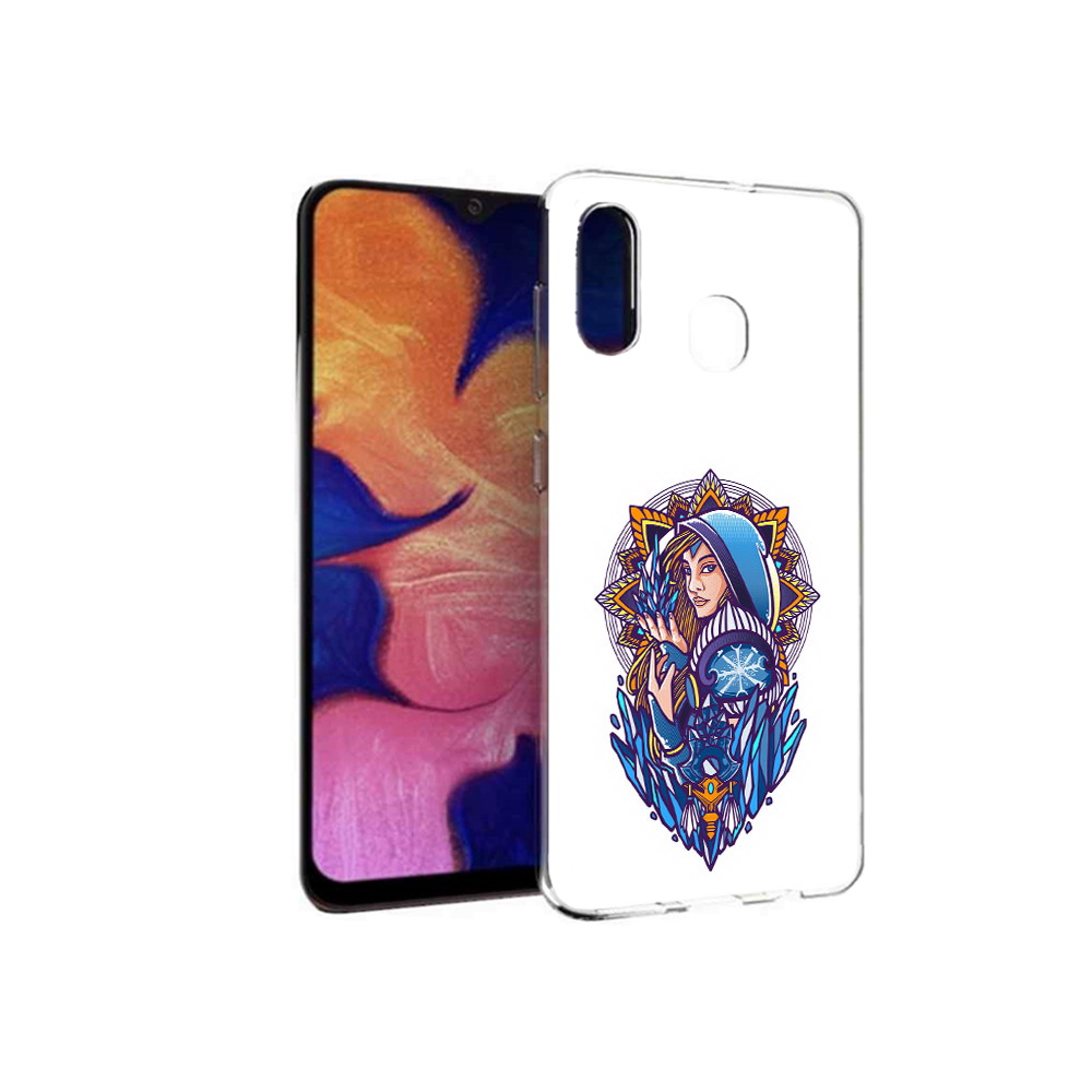 

Чехол MyPads Tocco для Samsung Galaxy A30 кристал мейден дота 2 (PT126700.499.415), Прозрачный, Tocco