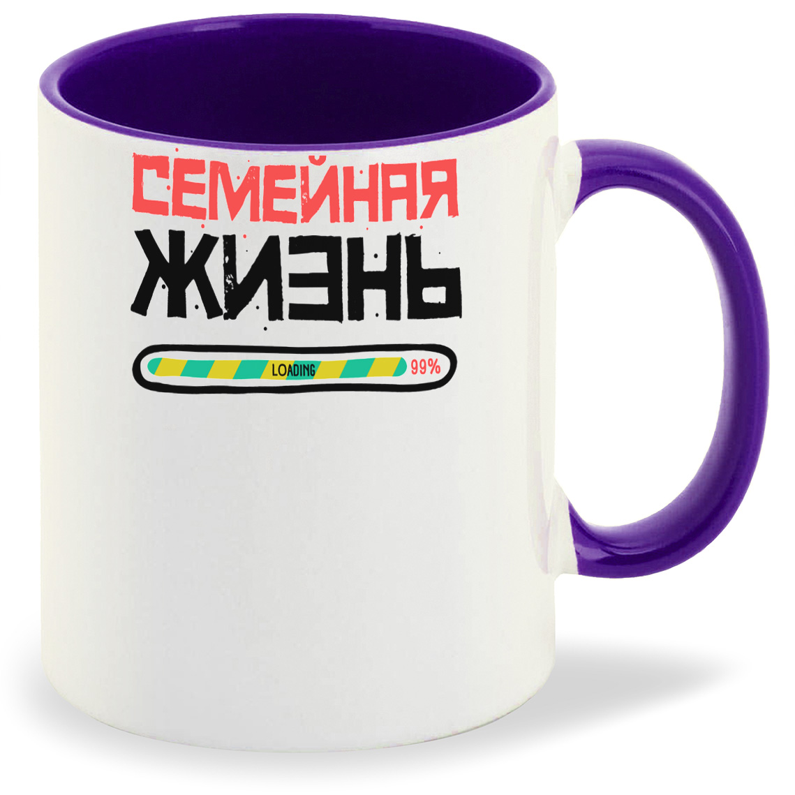 

Кружка CoolPodarok Семейная жизнь, Семейная жизнь