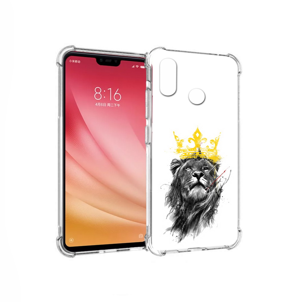 

Чехол MyPads Tocco для Xiaomi Mi 8 король-лев (PT110454.314.391), Прозрачный, Tocco