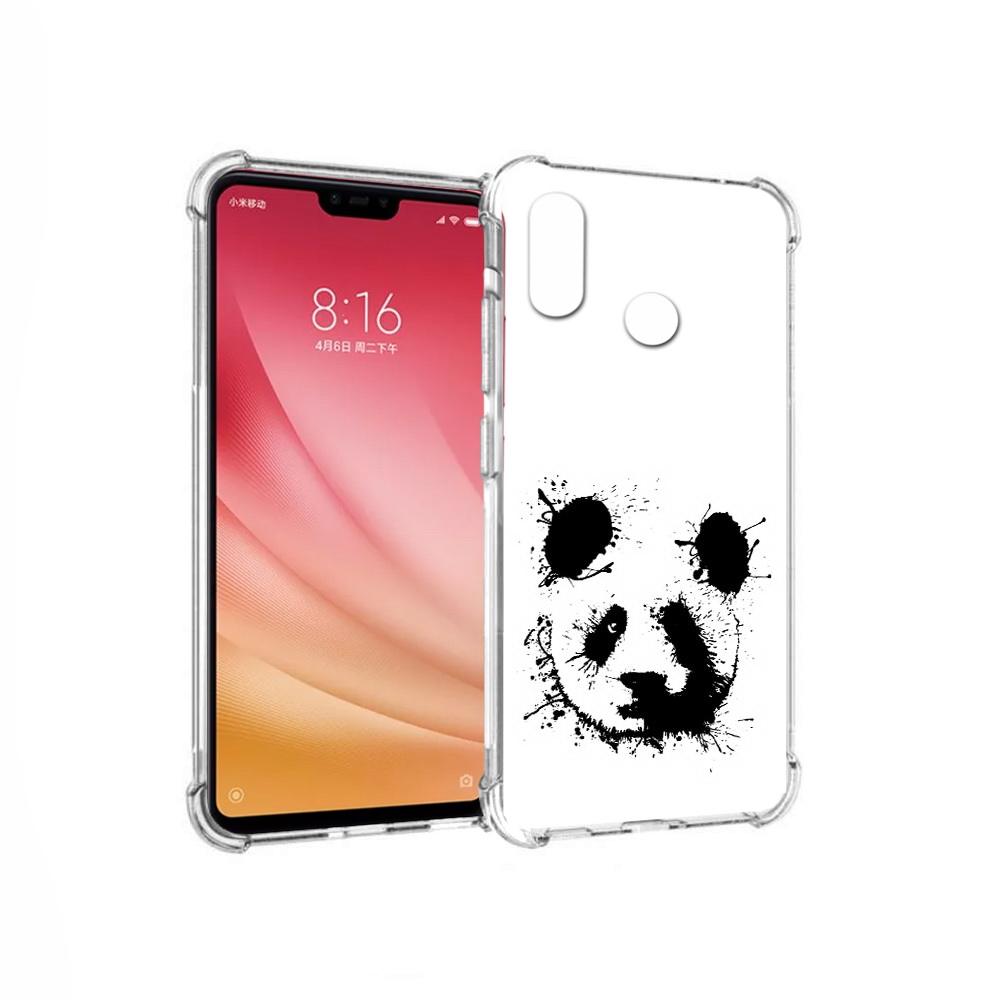 

Чехол MyPads Tocco для Xiaomi Mi 8 клякса-панда (PT110454.314.389), Прозрачный, Tocco