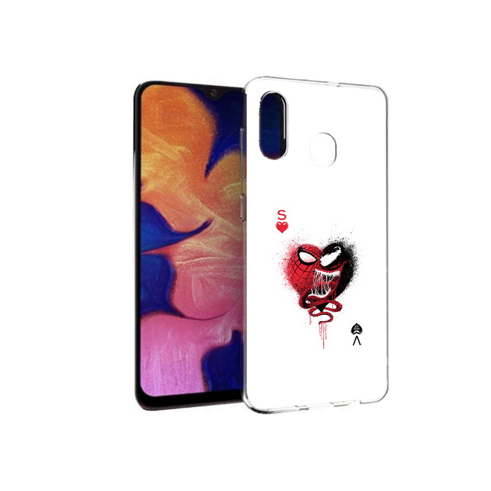 

Чехол MyPads Tocco для Samsung Galaxy A30 Веном (PT126700.499.41), Прозрачный, Tocco