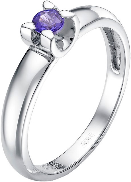 

Кольцо из белого золота с танзанитом р. 17.5 Vesna jewelry 1104-251-147-00, 1104-251-147-00