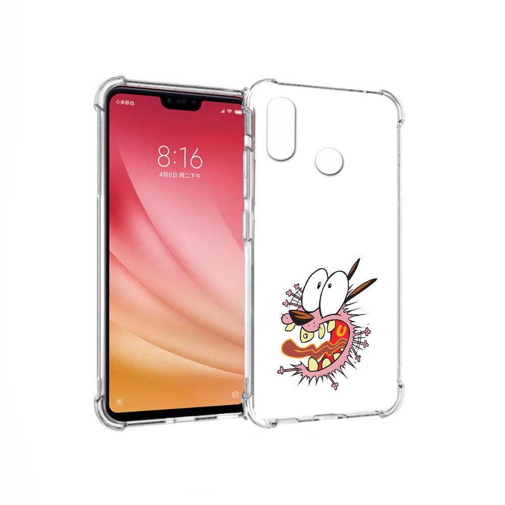 

Чехол MyPads Tocco для Xiaomi Mi 8 испуганный бобик (PT110454.314.381), Прозрачный, Tocco