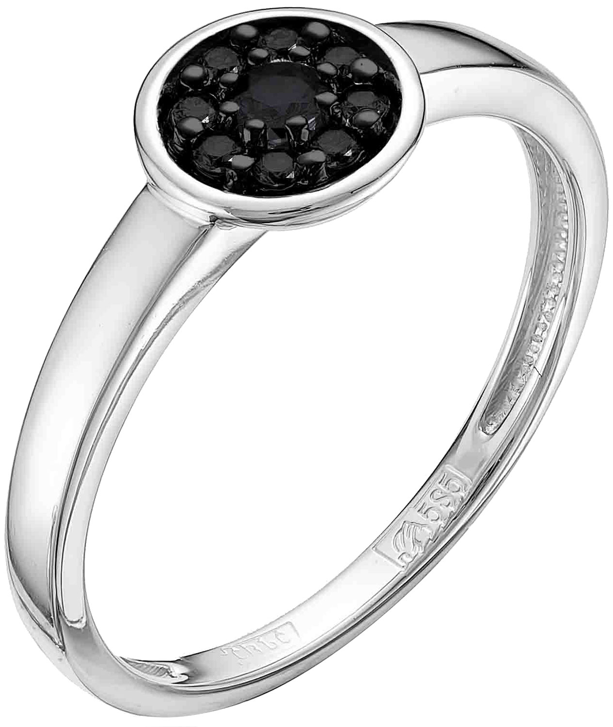 

Кольцо из белого золота с бриллиантом р. 17.5 Vesna jewelry 1064-256-02-00, 1064-256-02-00