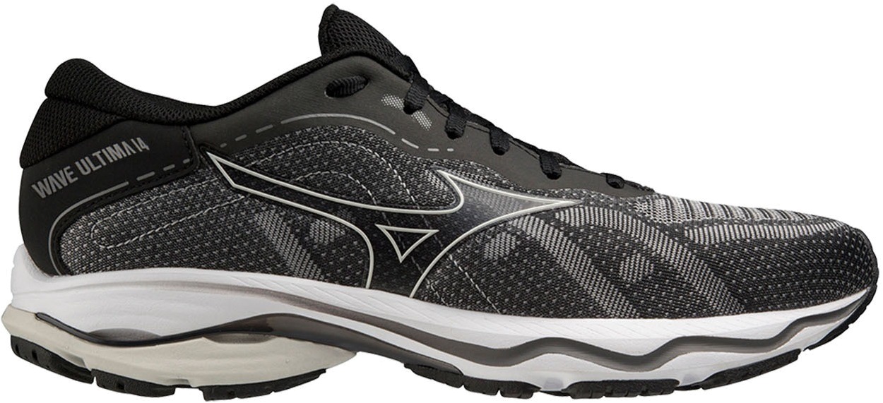 

Кроссовки мужские Mizuno Wave Ultima 14 черные 9.5 UK, Черный, Wave Ultima 14