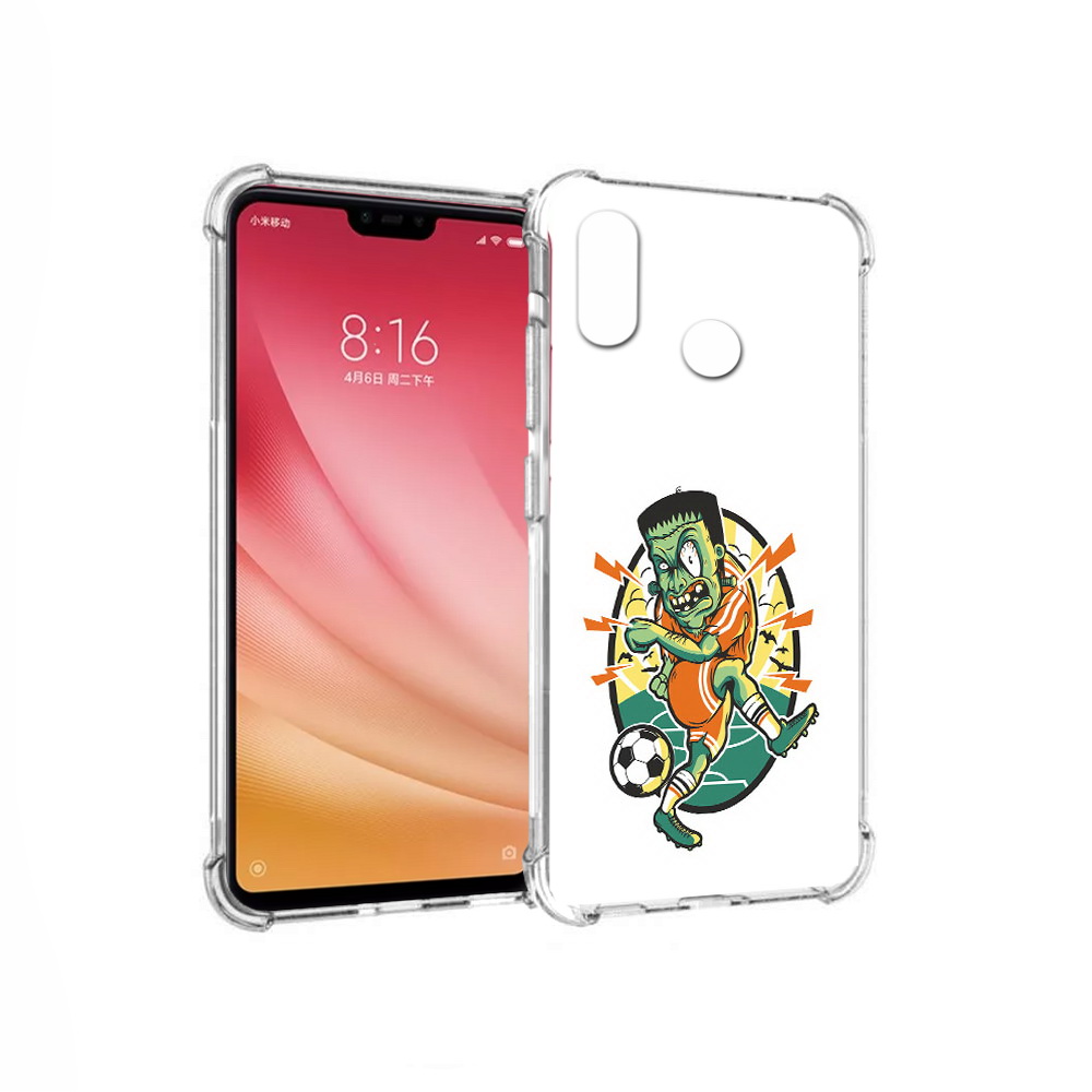 

Чехол MyPads Tocco для Xiaomi Mi 8 зомби футболист (PT110454.314.368), Прозрачный, Tocco